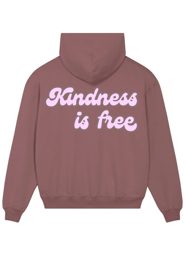 Loungewear Kindness Is Free Organic Unisex Hoodie