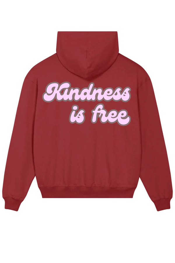 Loungewear Kindness Is Free Organic Unisex Hoodie