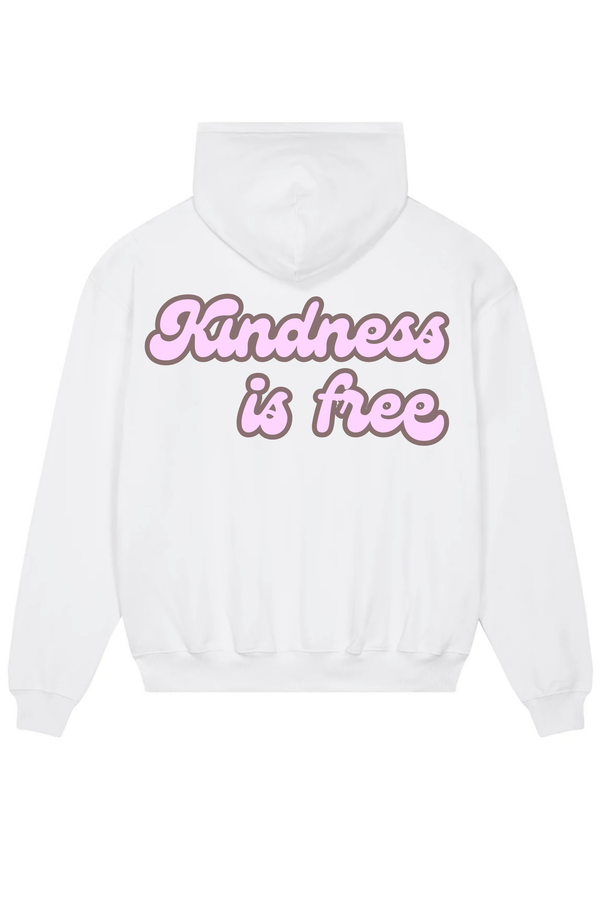 Loungewear Kindness Is Free Organic Unisex Hoodie