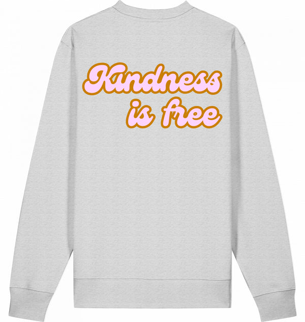 Loungewear Kindness Is Free Organic Unisex Sweatshirt