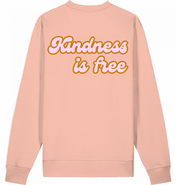 Loungewear Kindness Is Free Organic Unisex Sweatshirt