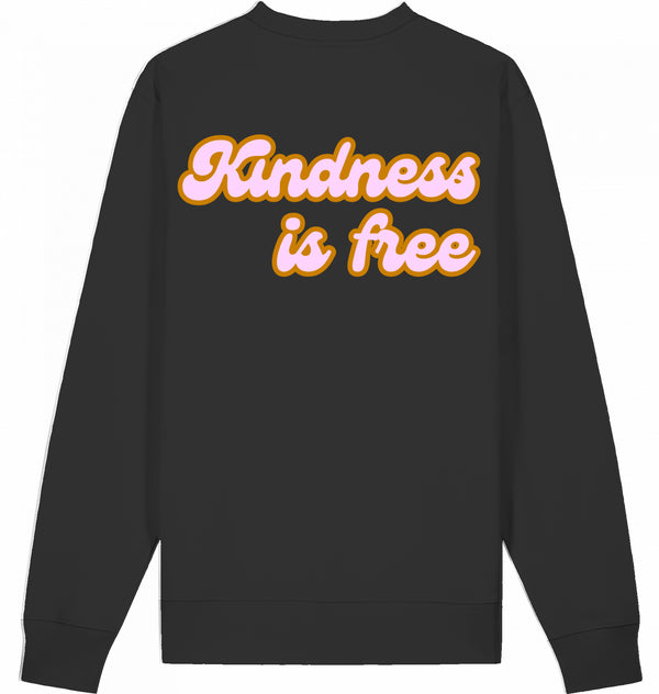 Loungewear Kindness Is Free Organic Unisex Sweatshirt