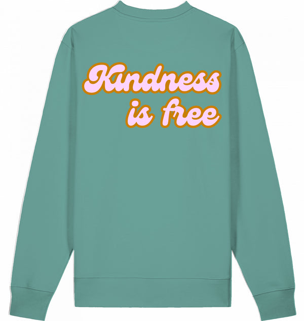 Loungewear Kindness Is Free Organic Unisex Sweatshirt