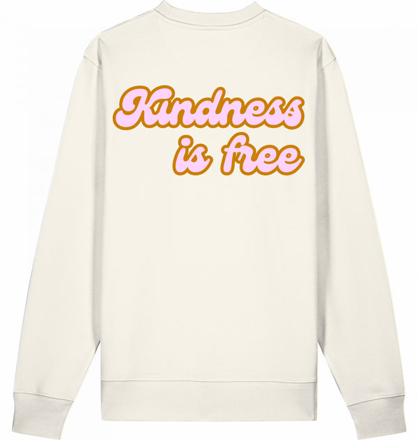 Loungewear Kindness Is Free Organic Unisex Sweatshirt