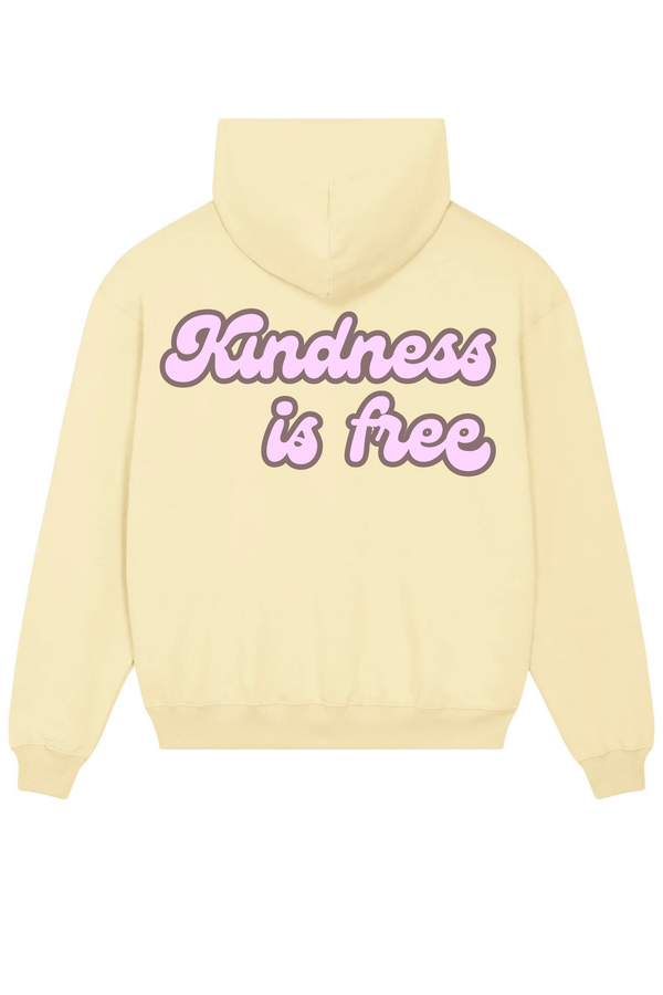 Loungewear Kindness Is Free Organic Unisex Hoodie