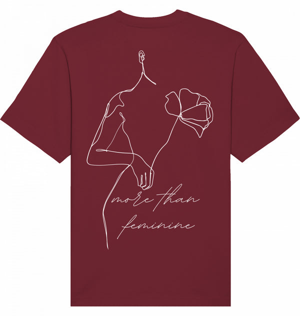 Loungewear More Than Feminine Organic Unisex T-Shirt