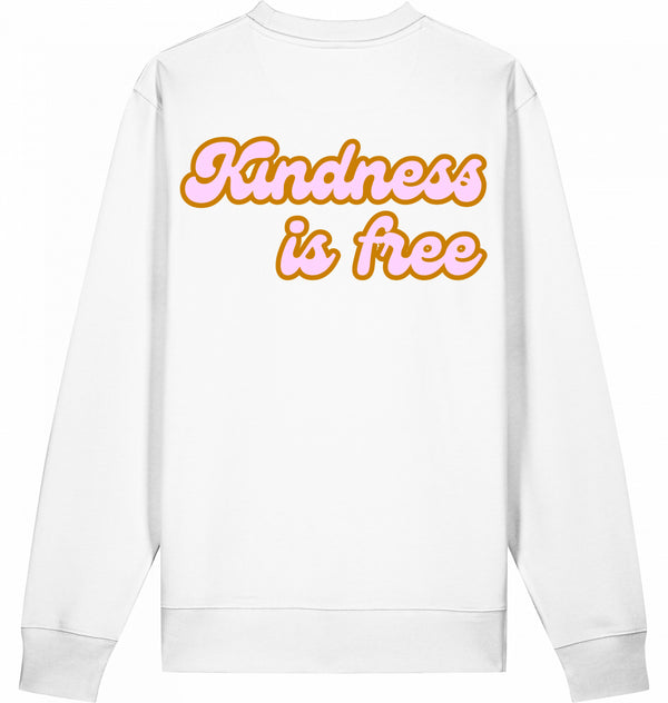 Loungewear Kindness Is Free Organic Unisex Sweatshirt