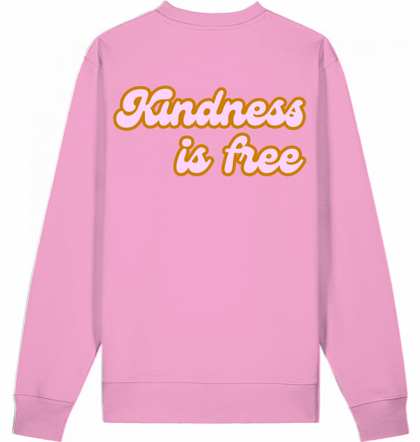 Loungewear Kindness Is Free Organic Unisex Sweatshirt